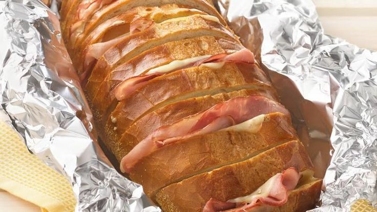 Ham and Cheese Pull Apart Loaf