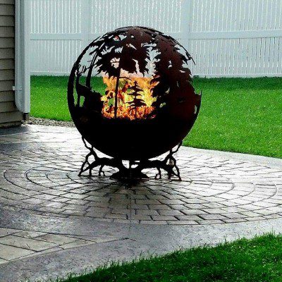 Up North Gas Fire Pit Photo
