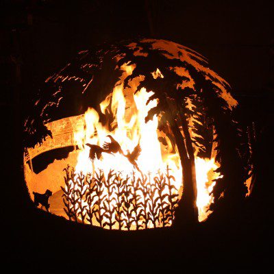 Custom Up North Gas Fire Pit Photo -1