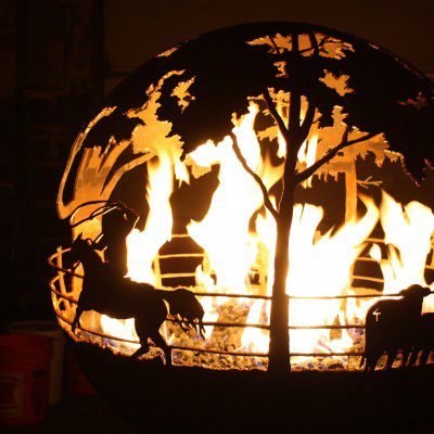 Round Up Gas Fire Pit Photo