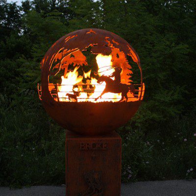 Round Up Custom Gas Fire Pit Photo -2