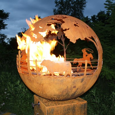 Round Up Gas Fire Pit Photo - 3